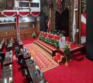 Paket Dekorasi Ruang Rapat Paripurna penyerahan LHP BPK dan rapat Paripurna PAW