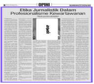 KORAN TEKAD, 1 Hal. bergambar,hitam putih