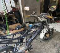 Servis rangka body+cat dan perbaikan kabel + las