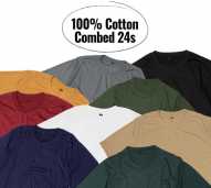 Kaos Polos cotton combed 24S